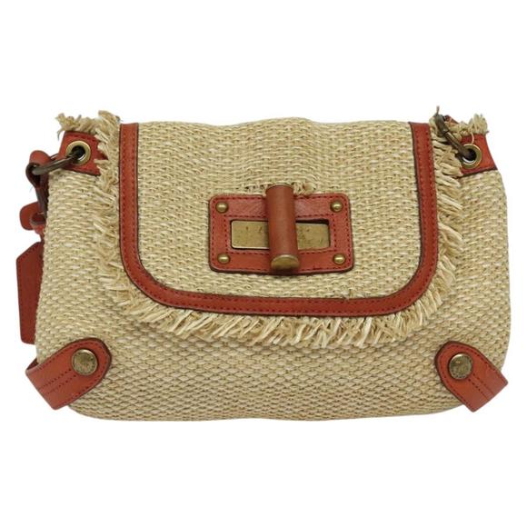 Burberry Blue Label Beige Wicker shoulder - Picture 1 of 10